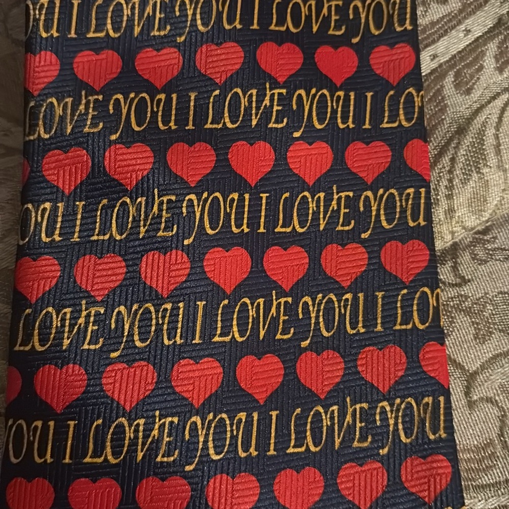 Festive Christmas Tree and Love Pattern Ties - Picture 3 of 6